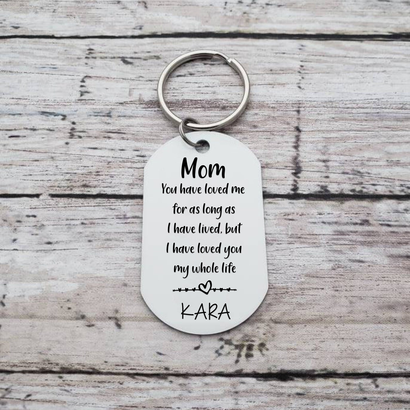 Personalised Photo & Name Keychain Mother's Day Gifts for Mom/Mum - I Have Loved You My Whole Life-Jessemade AU