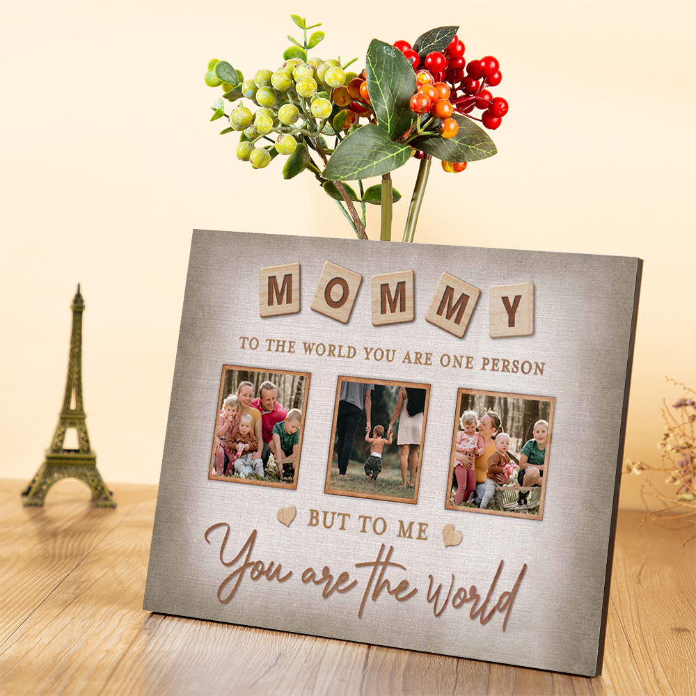 To My Mommy Personalised Picture Board Customised Photos Keepsake Wood Signs Photo Frame Gifts For Mother-Jessemade AU