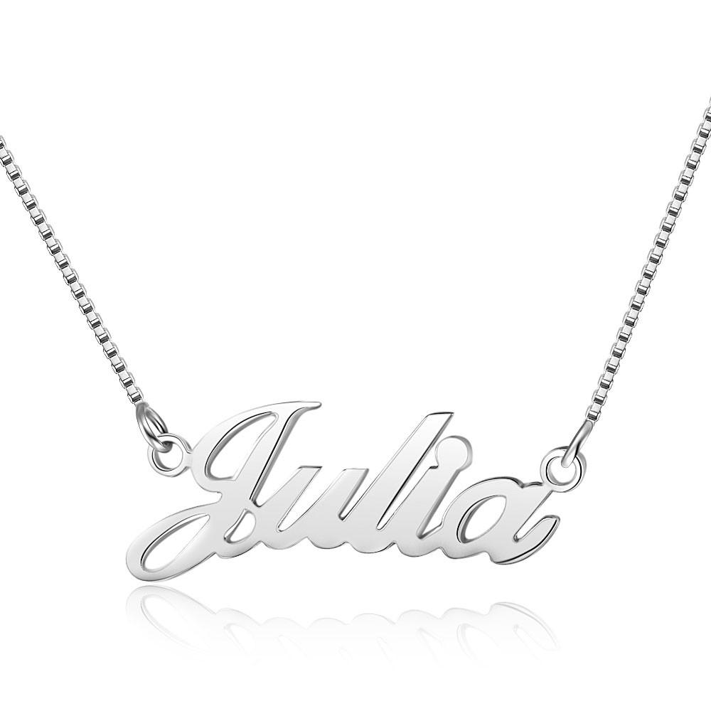 Personalised Necklace Custom 1 Name Necklace Gift For Women-Jessemade AU