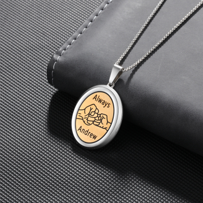 Personalised Men's Necklace For Dad-Jessemade AU