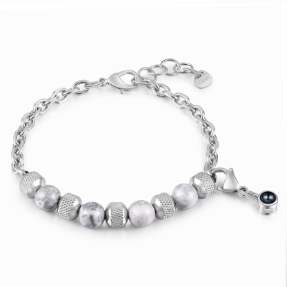 Personalised Projection Bracelet Custom Photo Bracelets Stainless Steel Adjustable Bracelet Creative Gift for Women/Girls-Jessemade AU