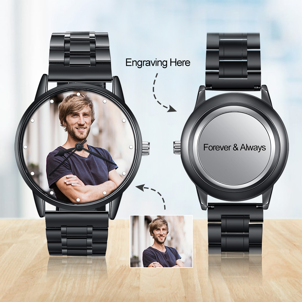 Personalised Photo Watch Custom Picture Watch Gifts For Father-Jessemade AU