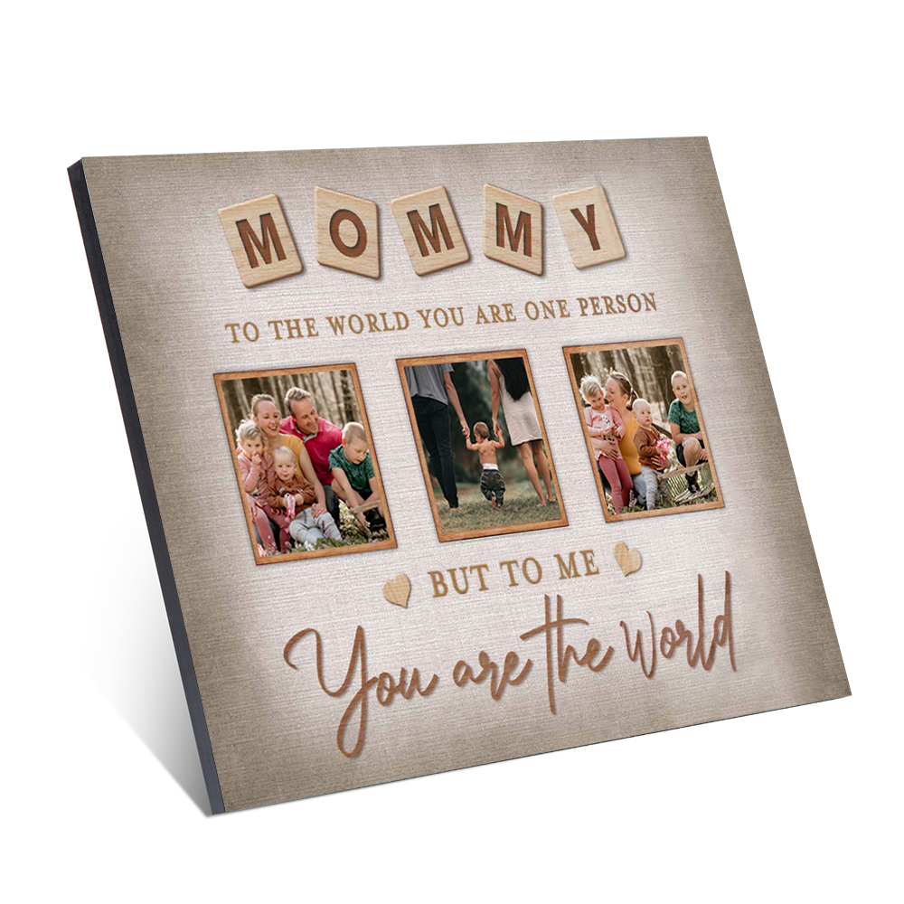 To My Mommy Personalised Picture Board Customised Photos Keepsake Wood Signs Photo Frame Gifts For Mother-Jessemade AU