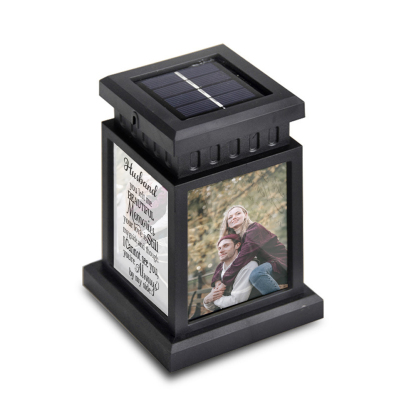 Personalised Photo Lantern Lamp Loss of Husband Memorial Sympathy gift-Jessemade AU