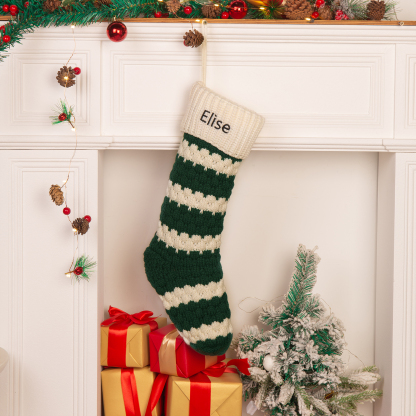 Customised 1 Name Christmas Stockings Ornaments Personalised Christmas Gifts for Family Friends-Jessemade AU