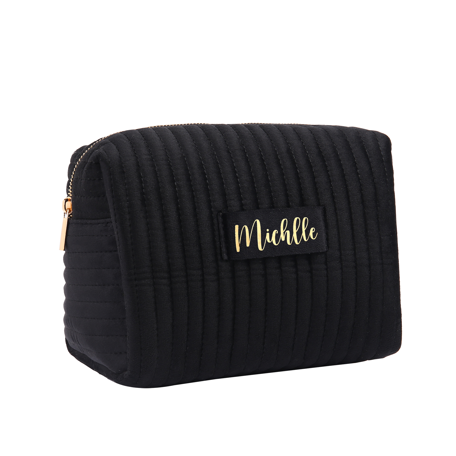 Personalised Name Cosmetic Bag Zipper Makeup Bag Jewelry Storage Bag Gifts for Her-Jessemade AU