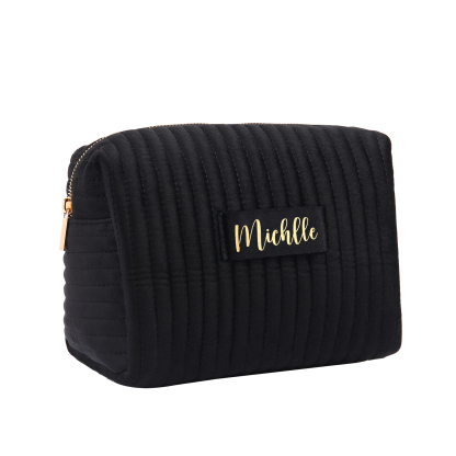 Personalised Name Cosmetic Bag Zipper Makeup Bag Jewelry Storage Bag Gifts for Her-Jessemade AU