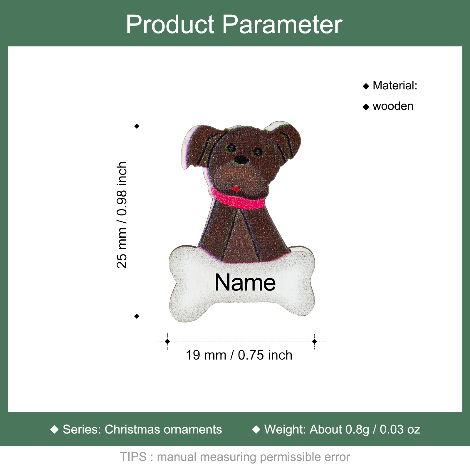 Add DIY Pet Ornament Stick-on The Family Ornament-Jessemade AU