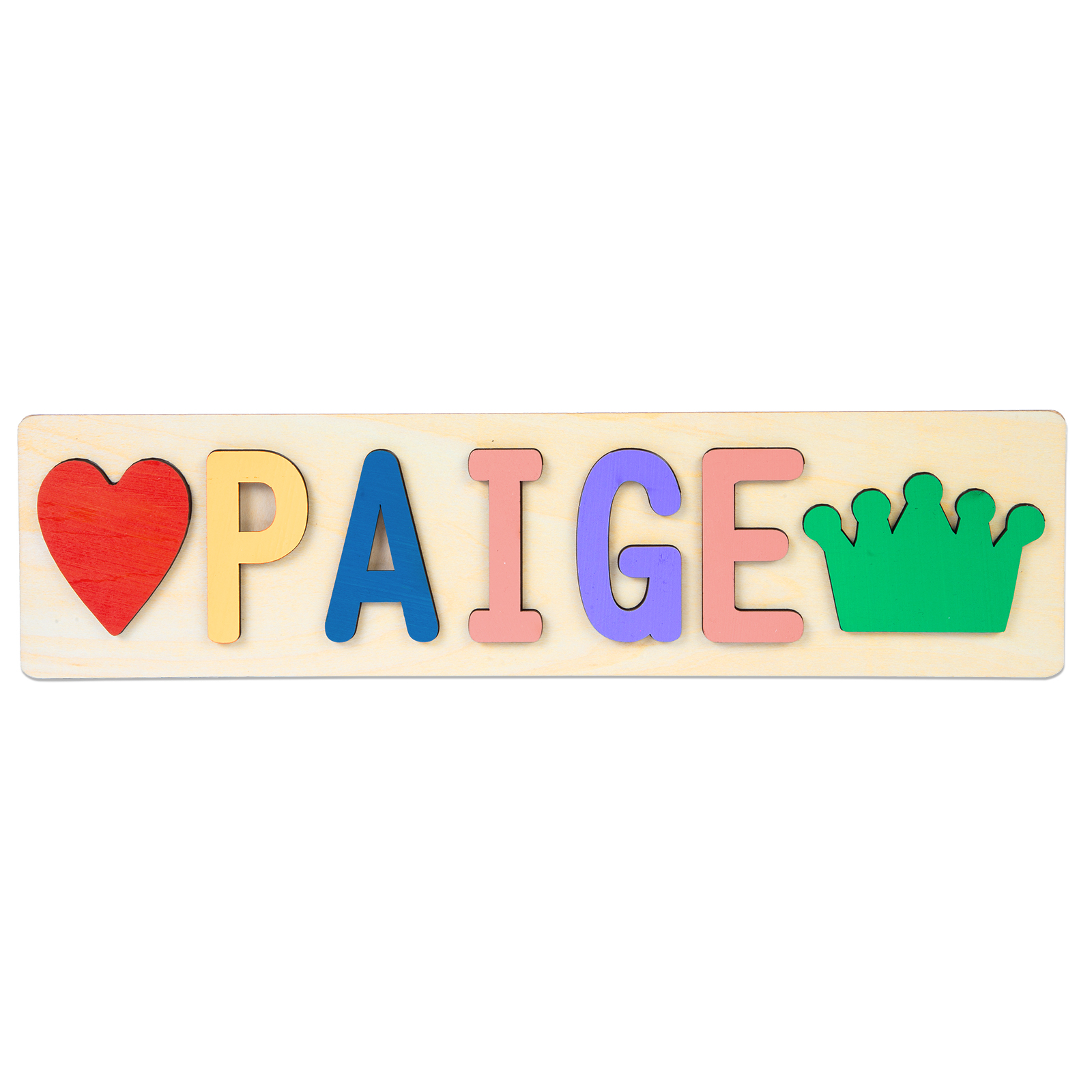 Personalised Kid's Wooden Name Alphabet Puzzle Toy for Toddlers Early Learning Child Toy-Jessemade AU