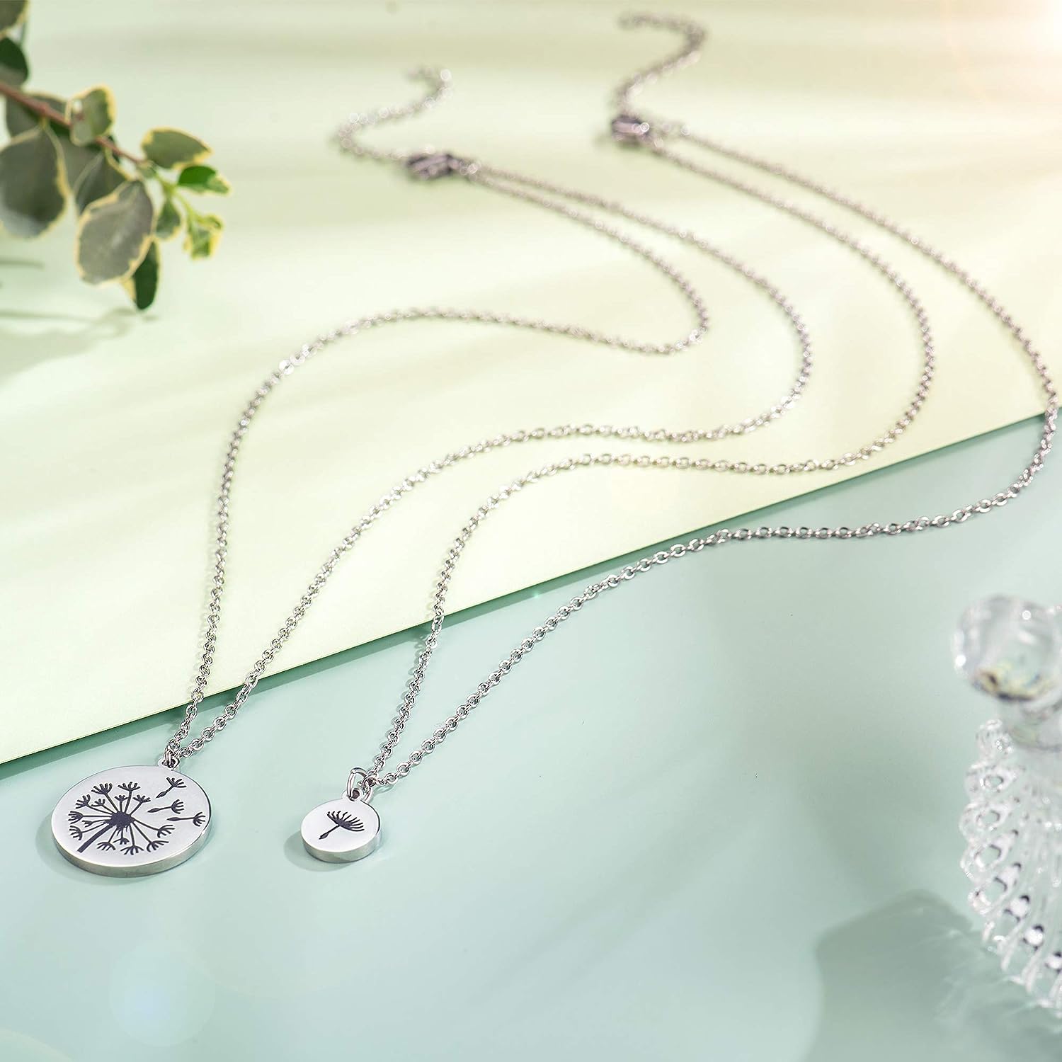 Dandelion Necklaces Unique Mother Daughter Necklace Back To School Gifts for Children-Jessemade AU