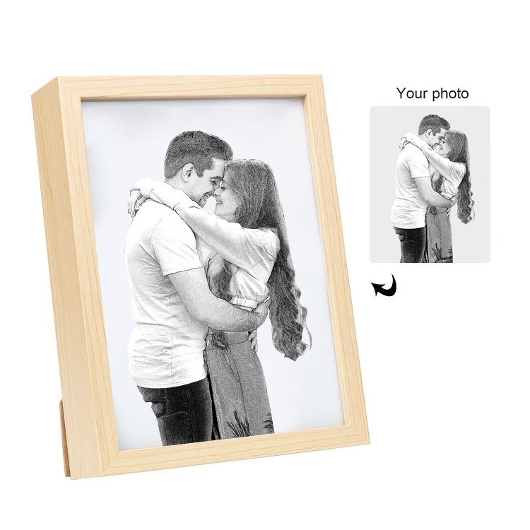 Personalised Photo Frame Night Light Changeable Colour Lamp Personalised Gifts Home Decor-Jessemade AU