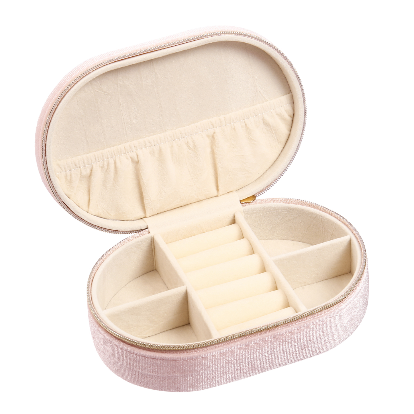 Personalised Name Jewelry Storage Box Zipper Custom Travel Jewelry Box Gifts for Ladies Girls-Jessemade AU