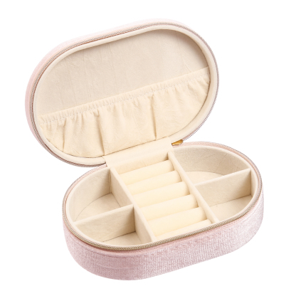 Personalised Name Jewelry Storage Box Zipper Custom Travel Jewelry Box Gifts for Ladies Girls-Jessemade AU