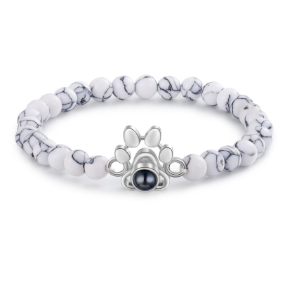 Personalised Dog Paw Projection Bracelet Customised Photo Bracelet Creative Gift for Her-Jessemade AU