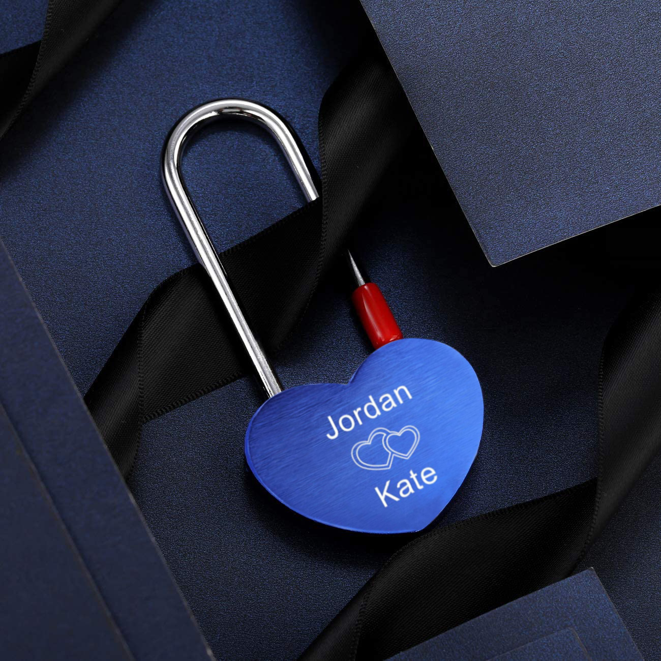 Personalised Love Lock Engraved Love Lock Custom Names Padlocks Gifts For Couple-Jessemade AU
