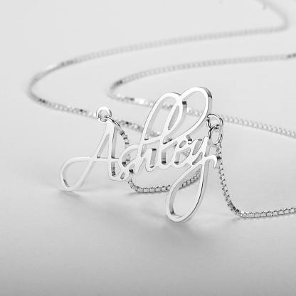 Personalised Necklace Custom 1 Name Necklace Gift For Women-Jessemade AU