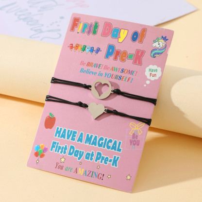 Bracelet for Women Dainty Teen Heart Bracelet Size Adjustable for Girls-Jessemade AU