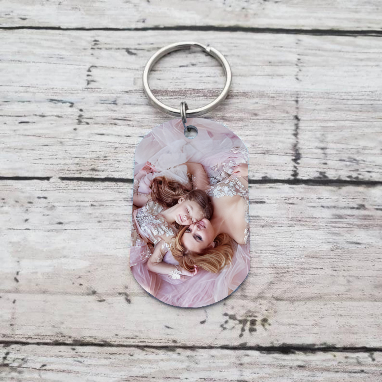 Personalised Photo & Name Keychain Gifts for Mommy/Mummy - You Are My First Kiss, My First Love, My Whole World-Jessemade AU