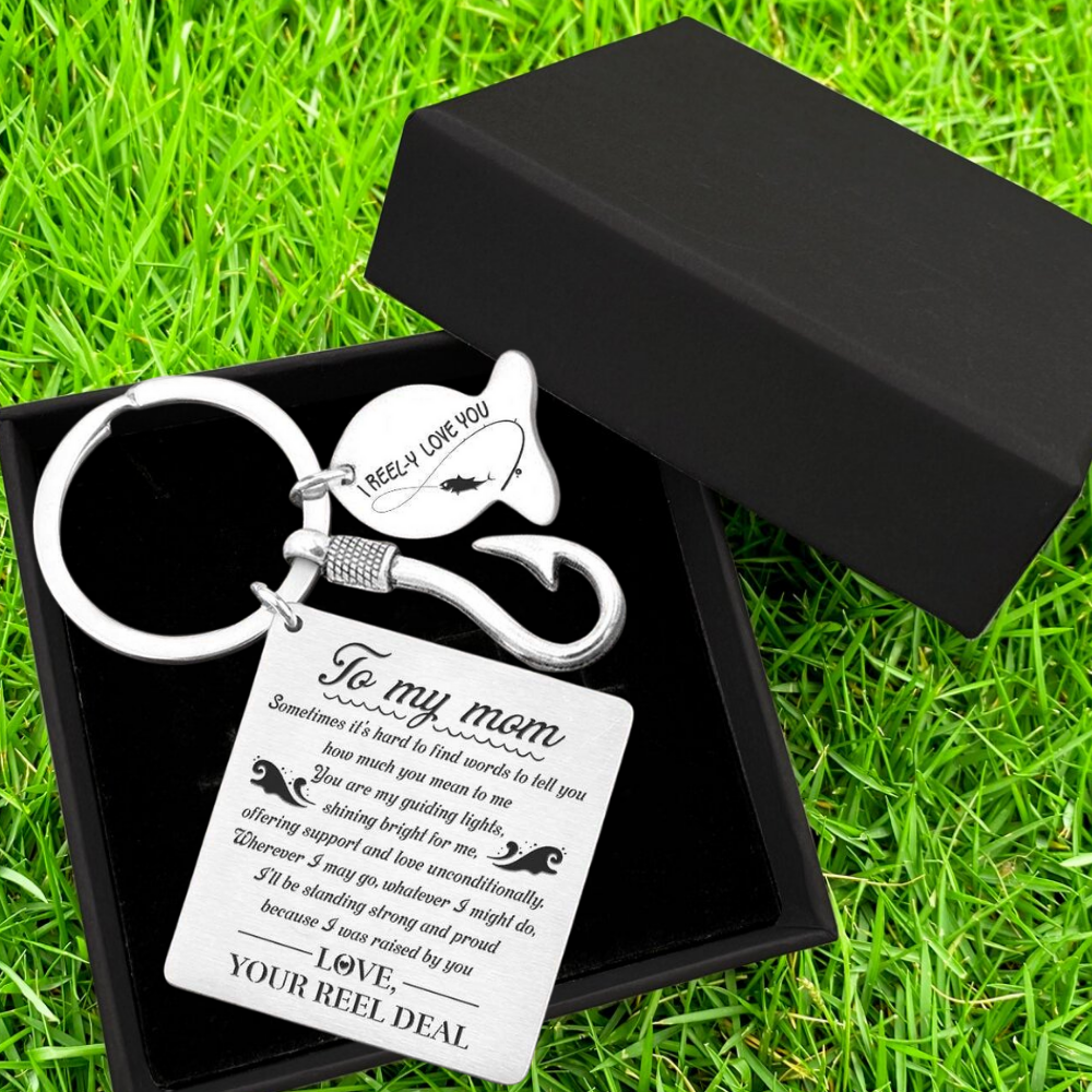 Sometimes it's hard to find words to tell you, Personalised Keychain For Mom-Jessemade AU