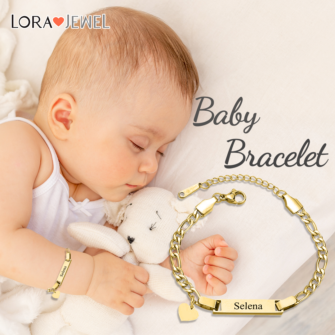 Custom Name Bracelet Personalised Love Bracelet Cuban Chain Bracelet Love Gifts-Jessemade AU