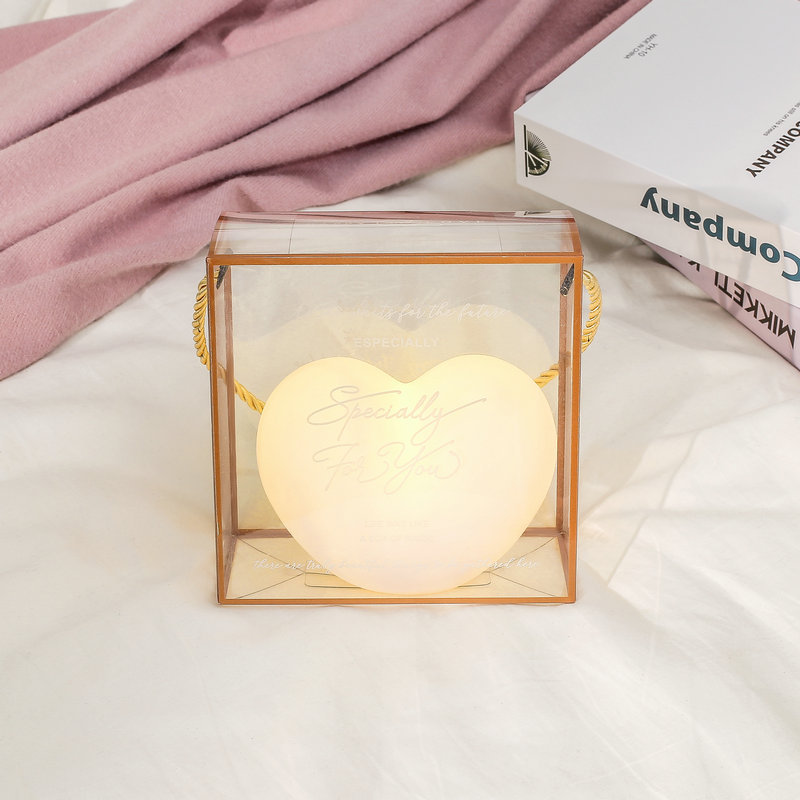 1 Piece Heart-Shaped Night Light Warm Night Light Romantic Decorations-Jessemade AU