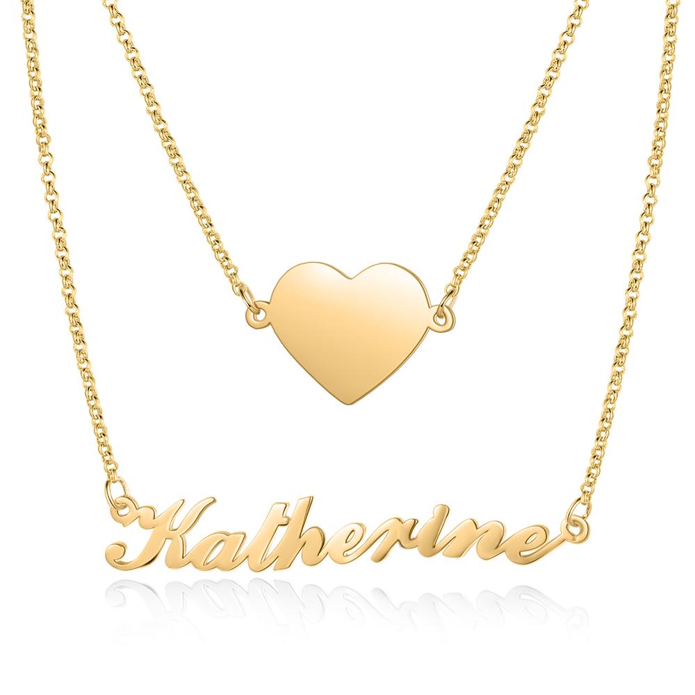 Personalised Necklace Custom 1 Name Necklace Gift For Her-Jessemade AU