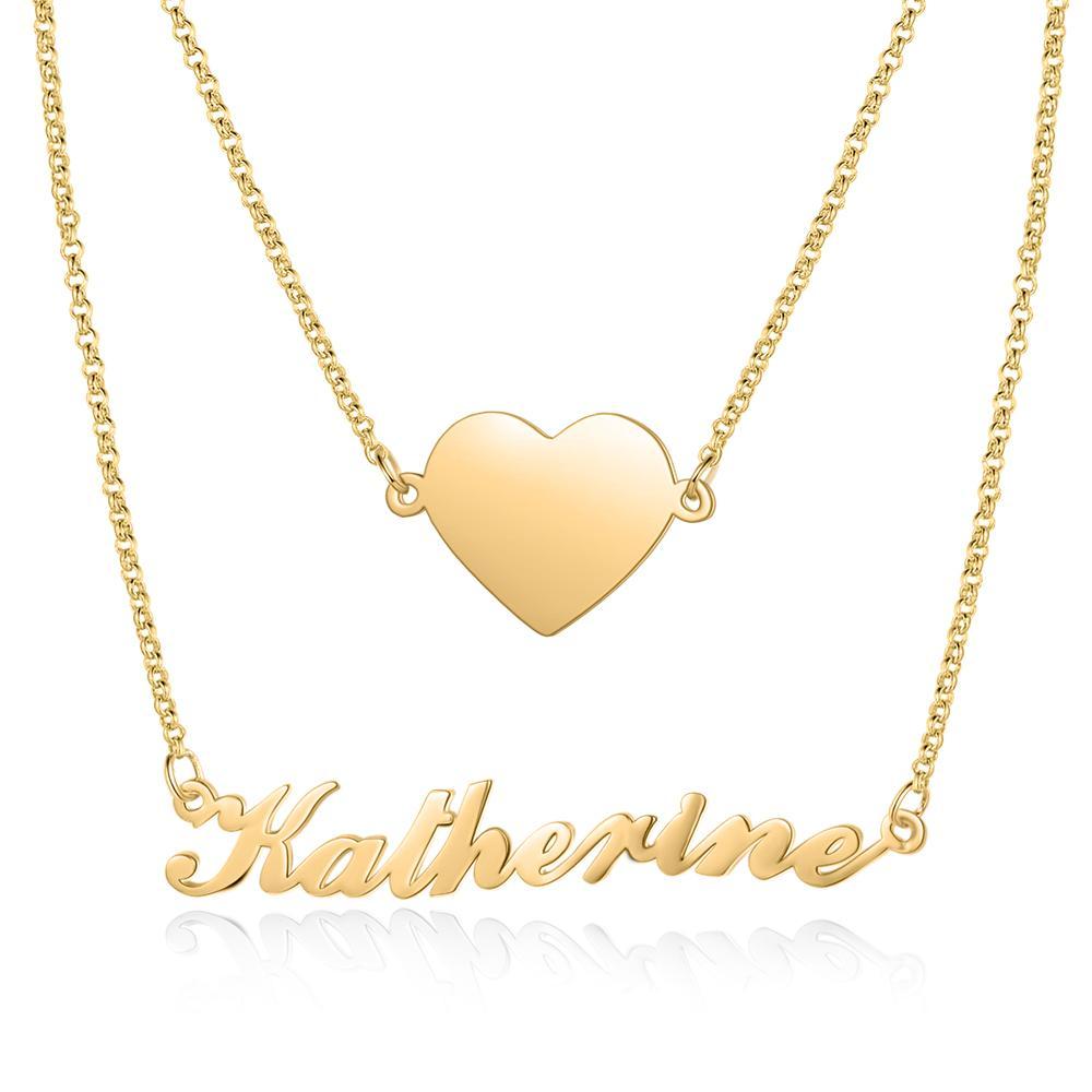 Personalised Necklace Custom 1 Name Necklace Gift For Her-Jessemade AU