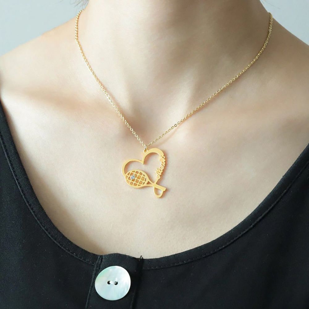 Personalised Necklace Custom 1 Name Necklace Gift For Women-Jessemade AU