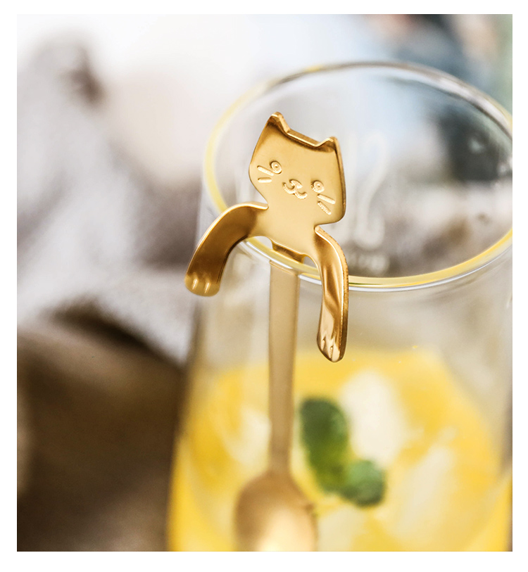Cat Spoon Stainless Steel Spoon Cute Family Gifts-Jessemade AU