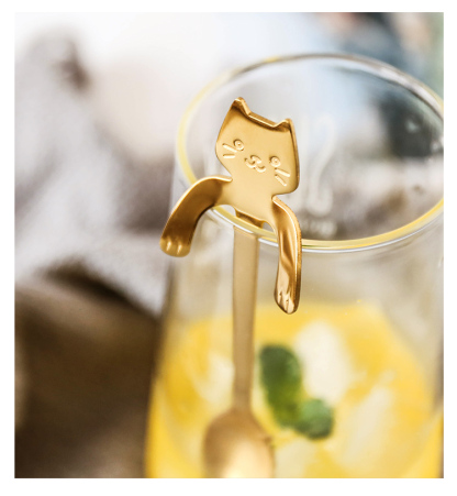 Cat Spoon Stainless Steel Spoon Cute Family Gifts-Jessemade AU