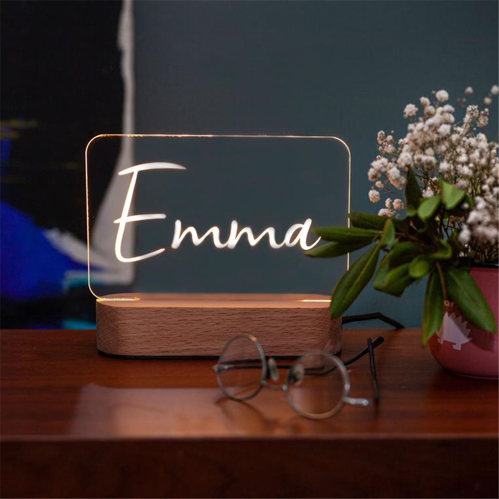 Personalised Baby Name Night Light-Jessemade AU
