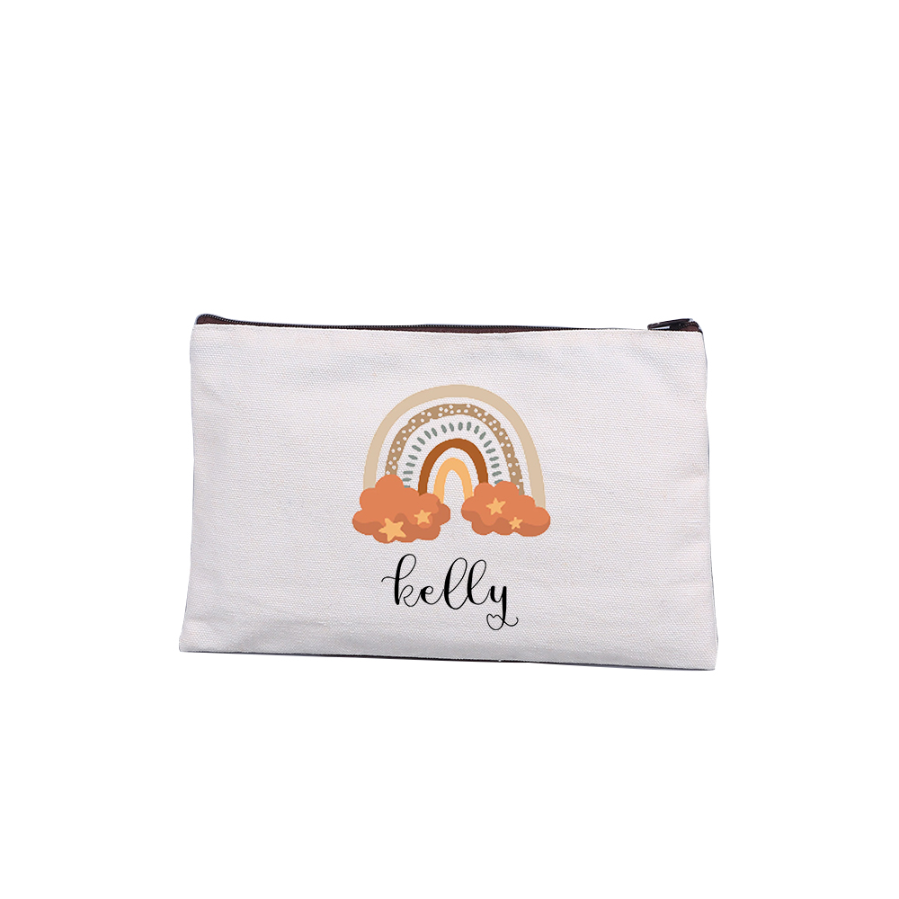 Personalised Rainbow Name Pen Case For Kids Makeup Bag For Girls-Jessemade AU