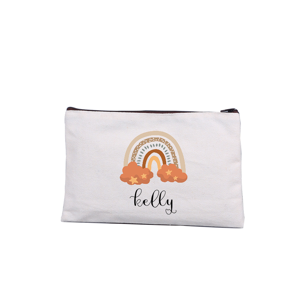 Personalised Rainbow Name Pen Case For Kids Makeup Bag For Girls-Jessemade AU