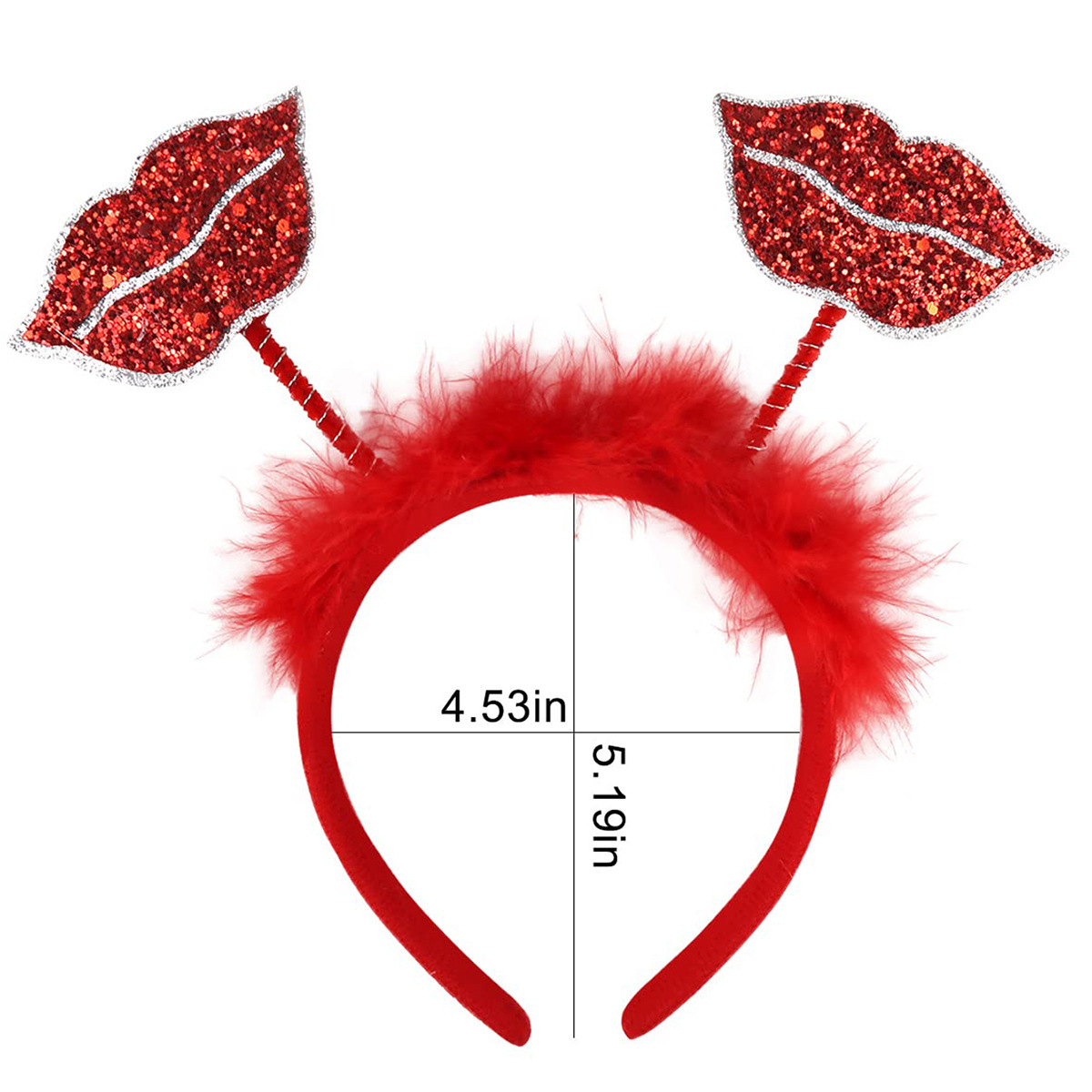 Red Headband Valentine's Day Gift for Her-Jessemade AU