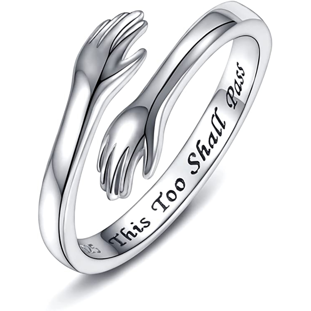 Mother’s Day Gift Couple Hug Ring Love Style Rings for Women Men-Jessemade AU
