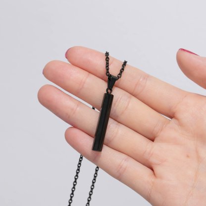 Personalised 6 Names Bar Necklace-Jessemade AU