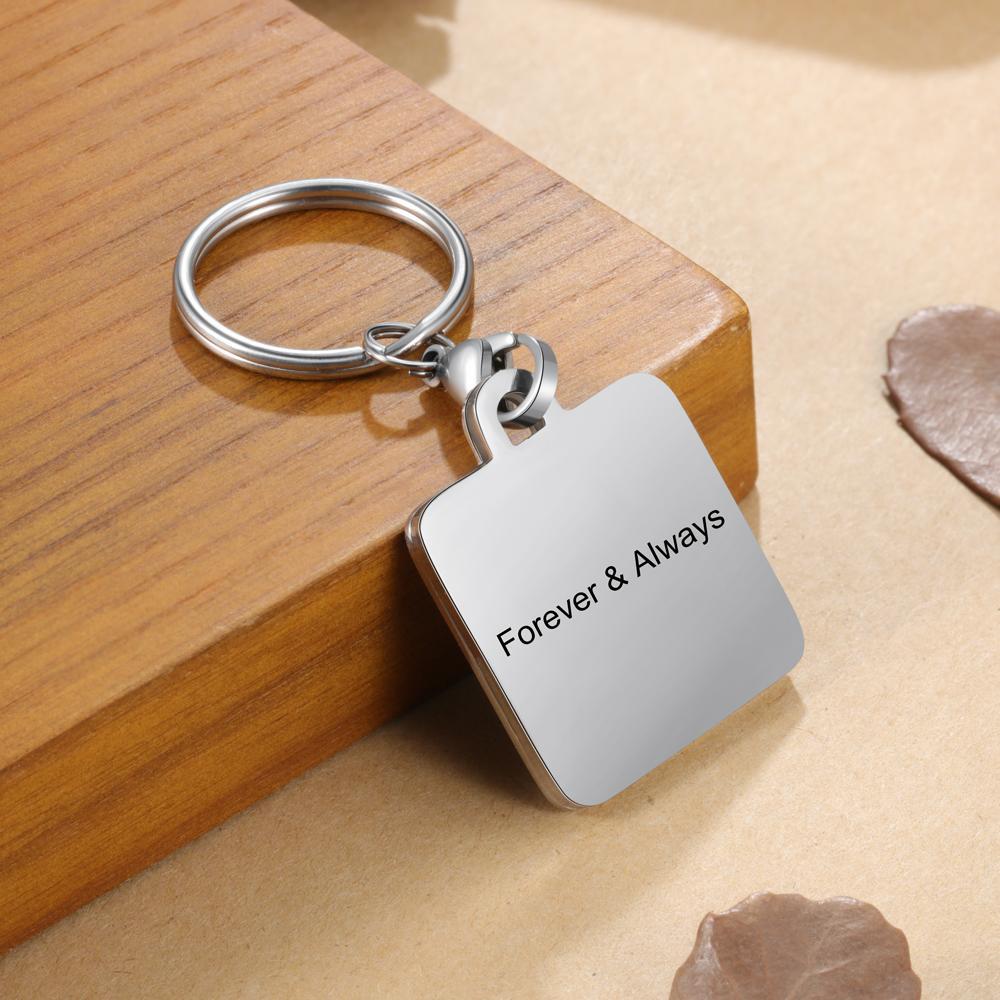 Personalised Keychain Engraved Photo Keychain Gifts For Him-Jessemade AU