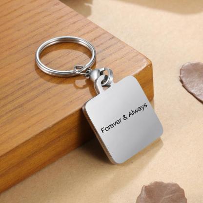 Personalised Keychain Engraved Photo Keychain Gifts For Him-Jessemade AU