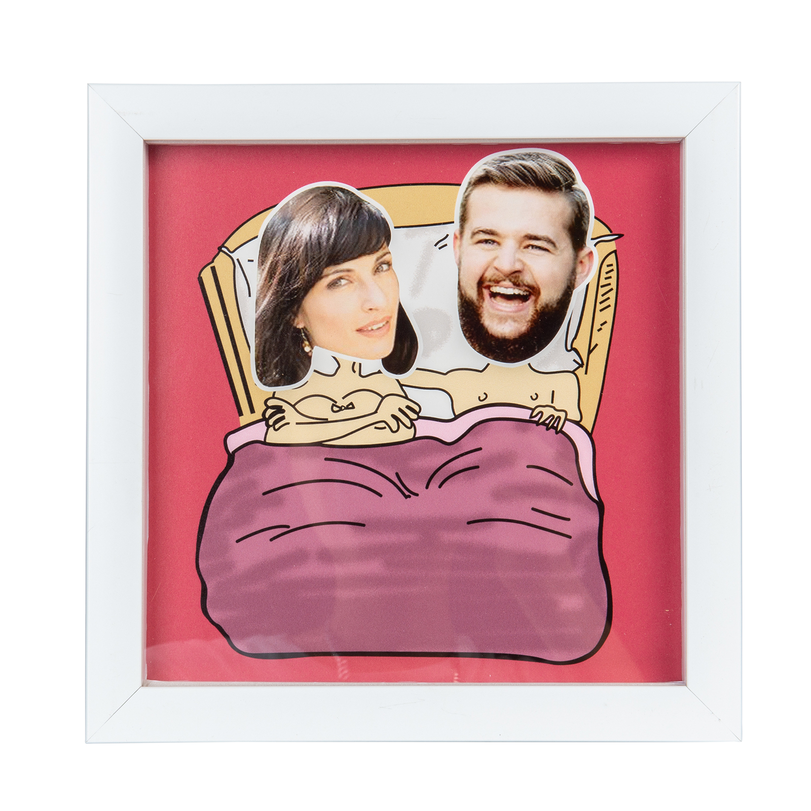 Personalised Funny Couple Stereo Photo Frame-Jessemade AU