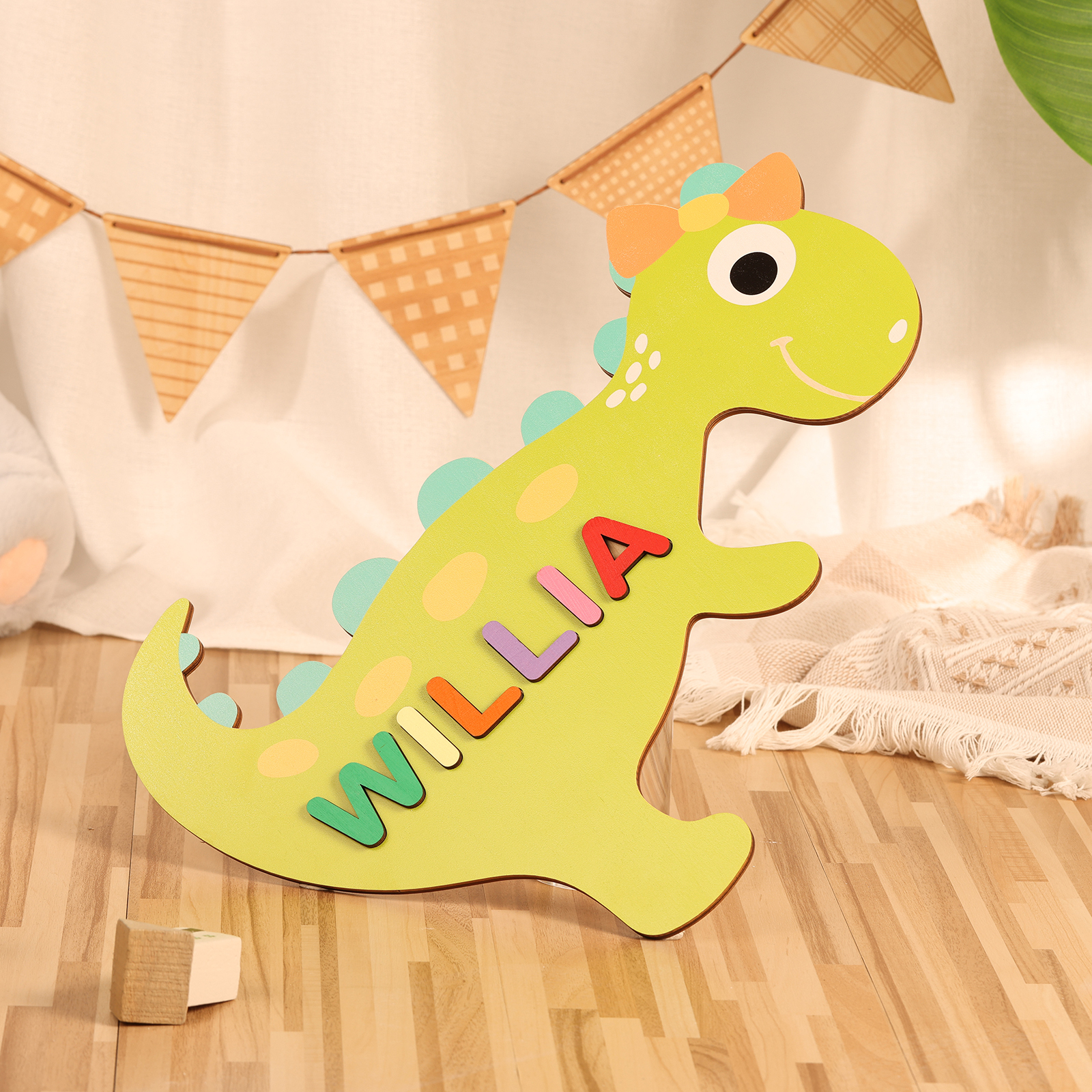 Customised Kid's Wooden Name Puzzle Toy for Toddlers Early Learning Child Toy-Jessemade AU