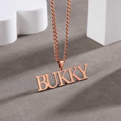 Personalised Name Necklace Custom Name Necklaces Gift For Her-Jessemade AU