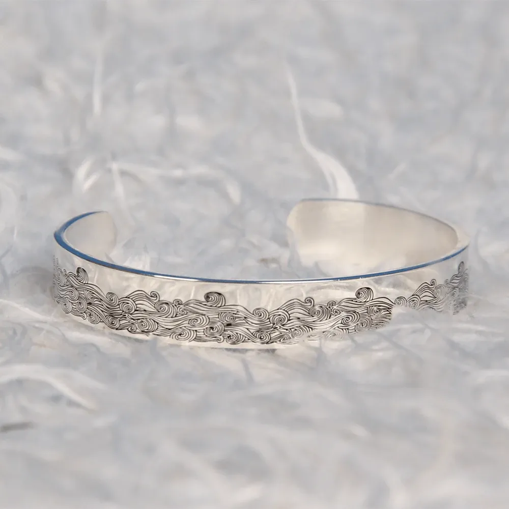 Mom to Daughter Cuff Bracelet "Always Keep Me in Your Heart"-Jessemade AU