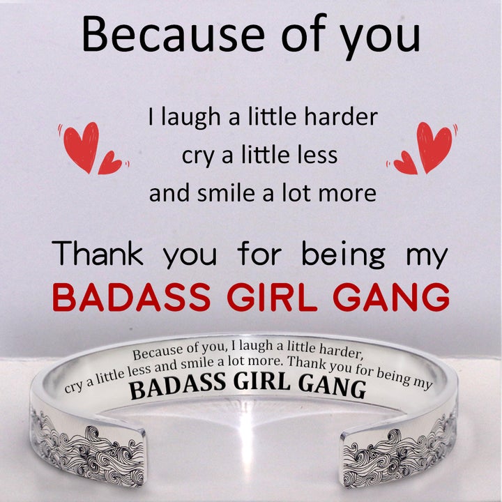 To My Girl, Whenever you feel overwhelmed, Cuff Bangle Bracelet Gifts For Her-Jessemade AU