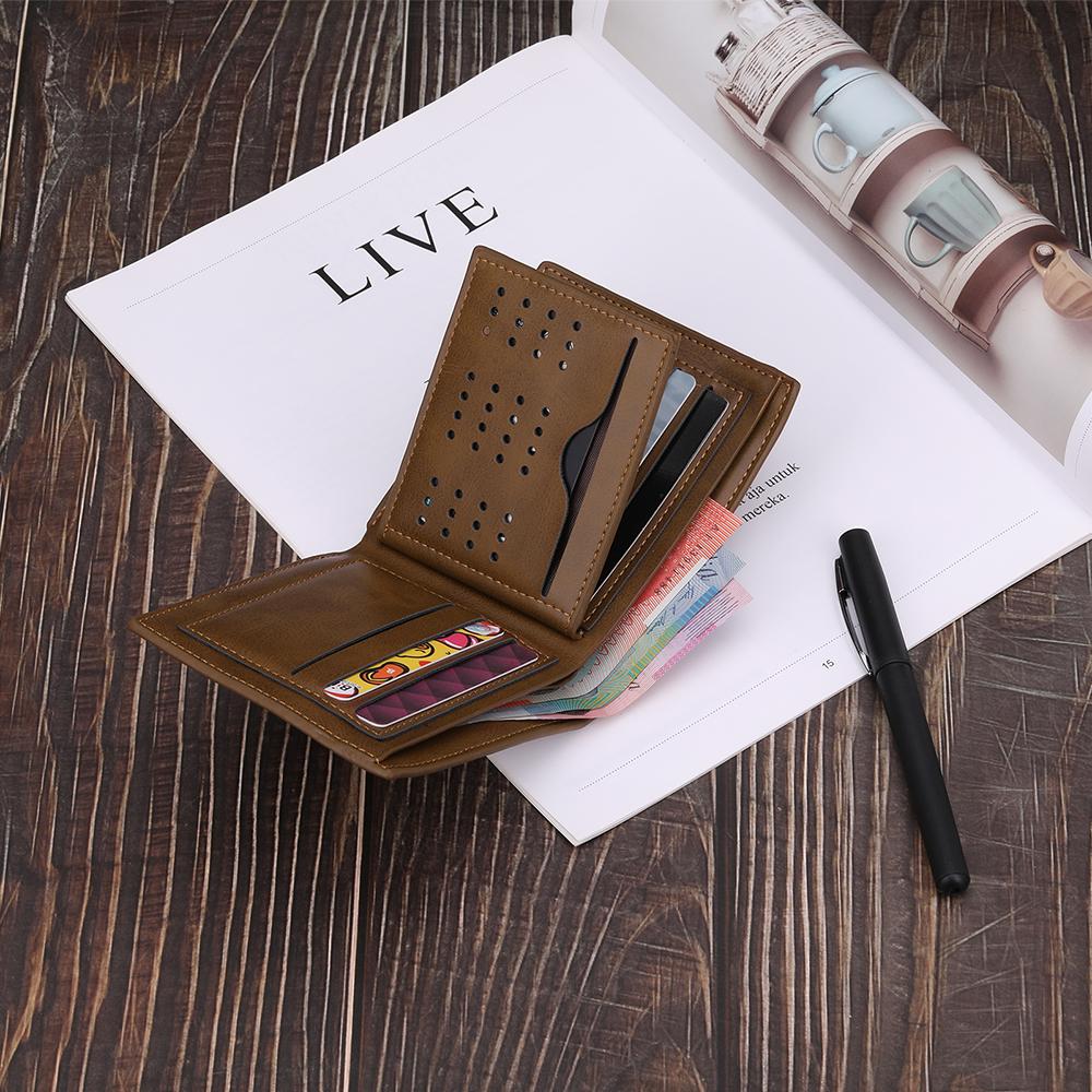 Personalised Leather Wallet Engraved Photo Short Purse Gifts For Men-Jessemade AU