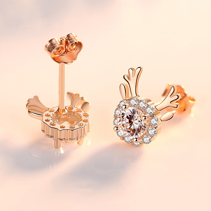 Women's Earrings Elk Earrings Birthday Valentine's Day Gifts for Her-Jessemade AU