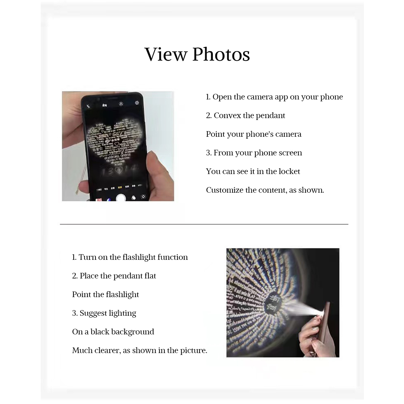 Personalised Projection Bracelet Custom Photo Bracelet Creative Gift for Her-Jessemade AU