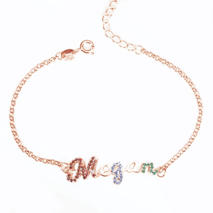 Personalised Bracelet Custom 1 Name Bracelet Gift For Women-Jessemade AU