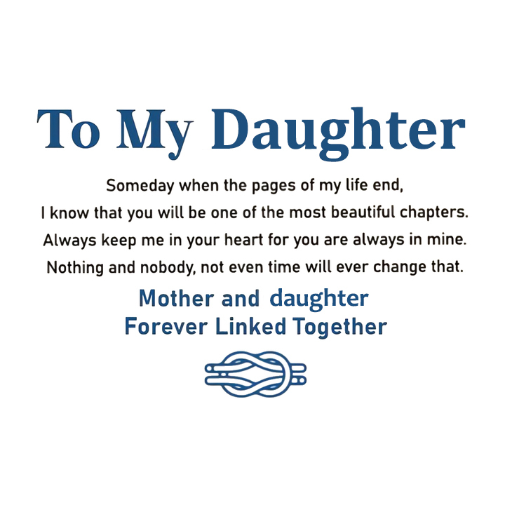 Mother and Daughter Infinity Knot Leather Bracelet Inspirational Christmas Gifts For Daughter-Jessemade AU