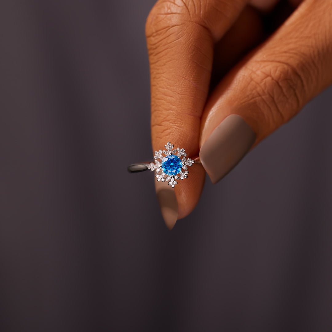 To My Daughter, If A Hug Were A Snowflake, Snowflake Ring With Card, Gifts For Her-Jessemade AU