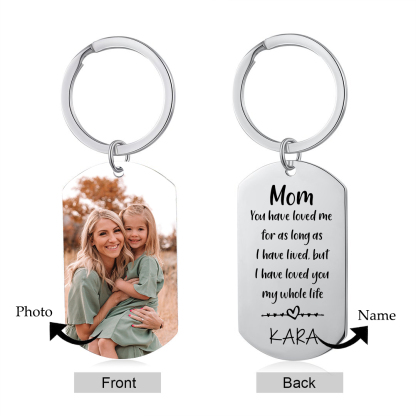 Personalised Photo & Name Keychain Mother's Day Gifts for Mom/Mum - I Have Loved You My Whole Life-Jessemade AU
